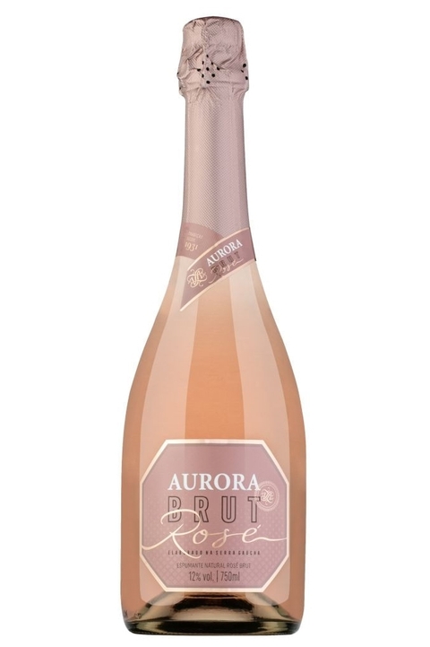 Vinho Nacional Rosé Aurora Espumante Brut 750ml