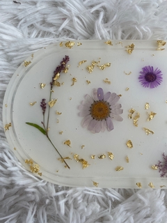 Bandeja Flores Lilás - comprar online