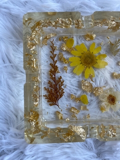Cinzeiro Flores Amarelas - comprar online