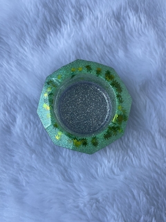 Mini glitter meio a meio