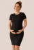 Vestido Amamentação Manga Curta Gestante e Pós Parto Preto - REF: VGA4 - loja online