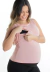 Imagem do Regata Amamentação Gestantes Canelado Ultra Confort Rosé REF: CGA1