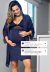 Imagem do Kit 3 Pijamas Gestante Amamentação Camisola Baby Doll Robe + Pantufa de Brinde | K3PJ