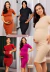 Imagem do Kit 2 Vestidos Gestante e Pós Parto Amamentação REF: VGA4 + BAG + CL1