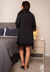 Kit Camisola Amamentação + Robe Slim Line Detalhes em Renda Preto | CRB3 - Loja de Roupas para Grávidas | secuida.mamãe 