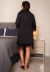 Kit Camisola Amamentação + Robe Slim Line Detalhes em Renda Preto | CRB3 - Loja de Roupas para Grávidas | secuida.mamãe 