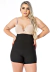 Cinta Shortinho Modeladora Pós Parto Alta Compressão Cesárea Cintura Extra Alta Preta REF: CM08 - comprar online