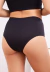 Calcinha Microfibra Poliamida Cintura Alta Corte Anatômico Preto REF: CLN1 - loja online