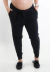 Calça Gestante Moletinho PowerMAX com Regulagem e Bolso Preto REF: CGR1 - Loja de Roupas para Grávidas | secuida.mamãe 