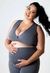 Cropped Fitnes Gestante e Amamentação Plus Size Cinza | REF: CROPP2 - Loja de Roupas para Grávidas | secuida.mamãe 
