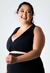 Cropped Fitnes Gestante e Amamentação Plus Size Preto | REF: CROPP2 - Loja de Roupas para Grávidas | secuida.mamãe 
