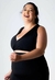 Cropped Fitnes Gestante e Amamentação Plus Size Preto | REF: CROPP2