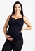 Regata Amamentação Gestantes Rendinha Ultra Confort Preta REF: NN4 - Loja de Roupas para Grávidas | secuida.mamãe 