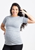 Imagem do Blusa Gestante e Amamentação Sobreposta Manguinha Cinza REF: NN7