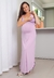 Kit Camisola Longa Gestante e Amamentação + Robe Longo Slim Line Detalhes em Renda Lavanda | CRB2