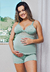 Baby Doll Slim Line Detalhes em Renda Ciano REF: CBD1 na internet