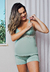 Baby Doll Slim Line Detalhes em Renda Ciano REF: CBD1 - comprar online