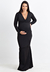 Vestido Sereia Com Decote Amamentação Preto REF: VSG5 - comprar online