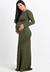 Vestido Sereia Com Decote Amamentação Verde REF: VSG7 - comprar online