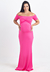 Vestido Ombro a Ombro Rosa REF: VSG12