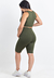 Conjunto Fitness Gestante Maternidade Conforto Verde Militar REF: CFG1 na internet