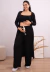 Imagem do Calça Gestante ConfortChic com Regulagem Preto REF: JMN1