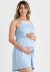 Kit Robe e Camisola de Amamentação Micro Sensitivy Azul Bebê | REF: RBPJSCM2 - comprar online
