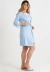 Kit Robe e Camisola de Amamentação Micro Sensitivy Azul Bebê | REF: RBPJSCM2 - comprar online