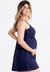 Imagem do Kit Robe e Camisola de Amamentação Micro Sensitivy Azul Marinho | REF: RBPJSCM2