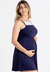 Kit Robe e Camisola de Amamentação Micro Sensitivy Azul Marinho | REF: RBPJSCM2 - loja online