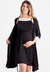 Kit Robe e Camisola de Amamentação Micro Sensitivy Preto | REF: RBPJSCM2 - loja online