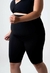 Bermuda Fitness Gestante Maternidade Conforto Plus Size Preto REF: BFGP1