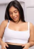 Top Ultra Confort de Amamentação Algodão Hipoalergênico Branco REF: TCM2 - loja online
