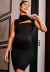 Vestido Amamentação Gestante Tubinho Gola Alta Preto REF: VAT1 - comprar online