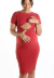 Imagem do Kit 2 Vestidos Gestante e Pós Parto Amamentação REF: VGA4 + BAG + CL1