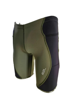 Bermuda Runner - Verde militar e preta - r2lstore.com.br