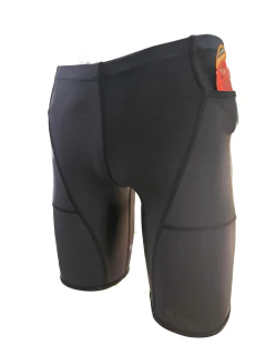 Bermuda térmica - black full - loja online