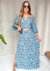 Vestido floral mar