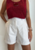 Short Prega pespontado - comprar online