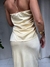 Conjunto acetinado saia e blusa - loja online
