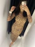 Vestido mídi de tule onça na internet