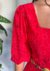 Vestido de laise vermelho - Desire