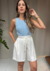 Regata de tricô de lurex - comprar online