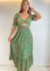 Vestido midi Florido na internet