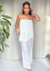Conjunto calça Flare e blusa sem alça - comprar online
