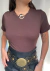 Blusa básica de Malha - comprar online