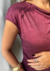 Blusa de malha com franzido - loja online