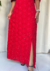 Vestido de laise vermelho