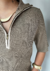 Blusa tricot bicolor zíper na internet