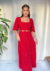 Vestido de laise vermelho - comprar online